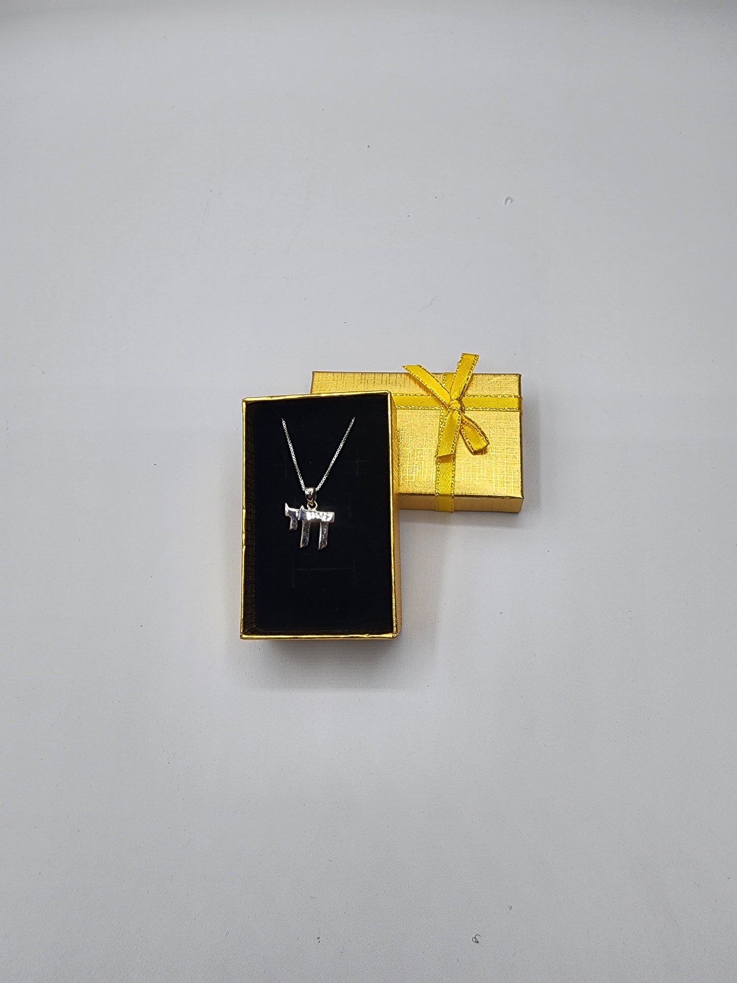 Sterling Silver Necklace "Chai" 2 Cm